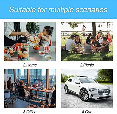 8sanlione Car Trunk Organizer, 3 Compartments, Insulated Section - Image 5