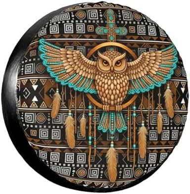 Native American Owl Spare Tire Cover Wheel Protector Universal Fit by Unknown