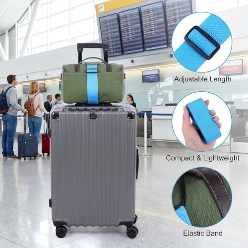 2 Pcs Luggage Connector Strap for Suitcase Multi-Use Luggage Straps Strong - Image 4