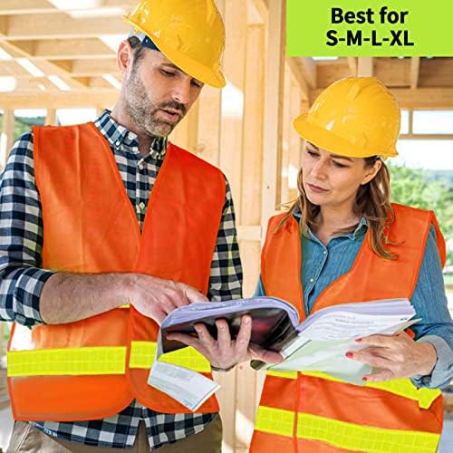 Safety Vest, Reflective High Visibility Construction Vest - Image 6