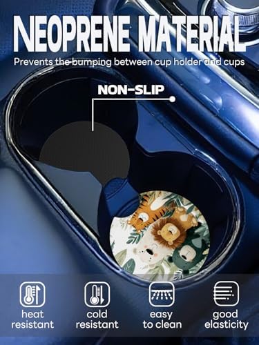 WOCOCN Car Coasters, Cup Holder Coasters - Image 2