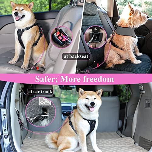 VIVAGLORY Dog Seatbelt Tuffbelt Dog Car Harness - Image 4