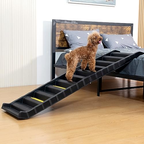 COZIWOW Portable Dog Car Ramps 61" L Folding High Traction Pet Stairs - Image 3