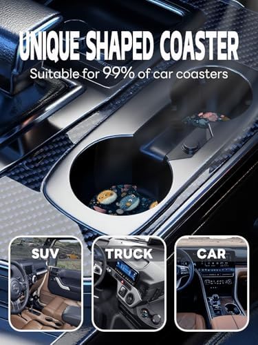WOCOCN Car Coasters, Cup Holder Coasters - Image 6