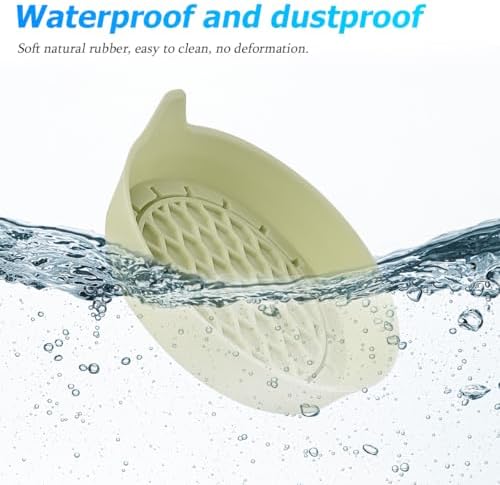 Zpana 4PCS 3.15 Inch Car Cup Holder Coasters Silicone Non-Slip Apricot - Image 3