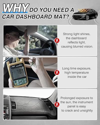 CARTIST Dash Cover for Honda Accord 2018-2021 2022 Dashboard Cover Mat - Image 3