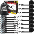 XSTRAP STANDARD 8-PK Ratchet Tie Down Straps by XSTRAPSTANDARD