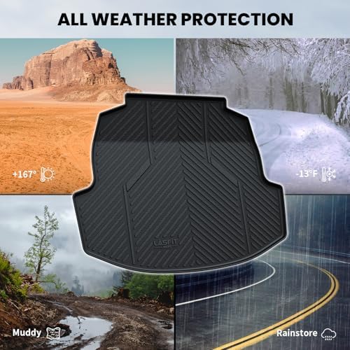 LASFIT Trunk Mat for 2020-2027 Toyota Corolla Sedan LE/SE/XLE/Hybrid - Image 6