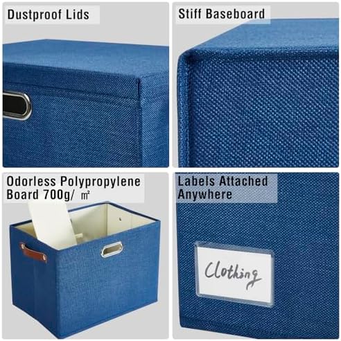 17" Large Fabric Storage Box - Image 5