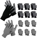 14 Pair Work Gloves with Grip Gloves by HexinYigjly