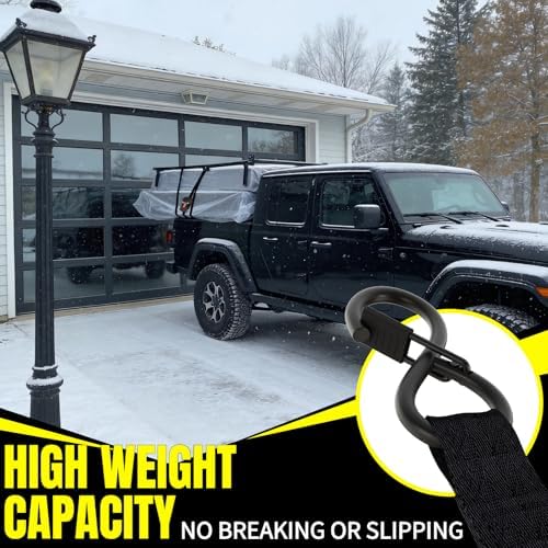 Retractable Ratchet Straps 1'' x 12ft Tie Downs Automatic Retractable Ratchet - Image 4