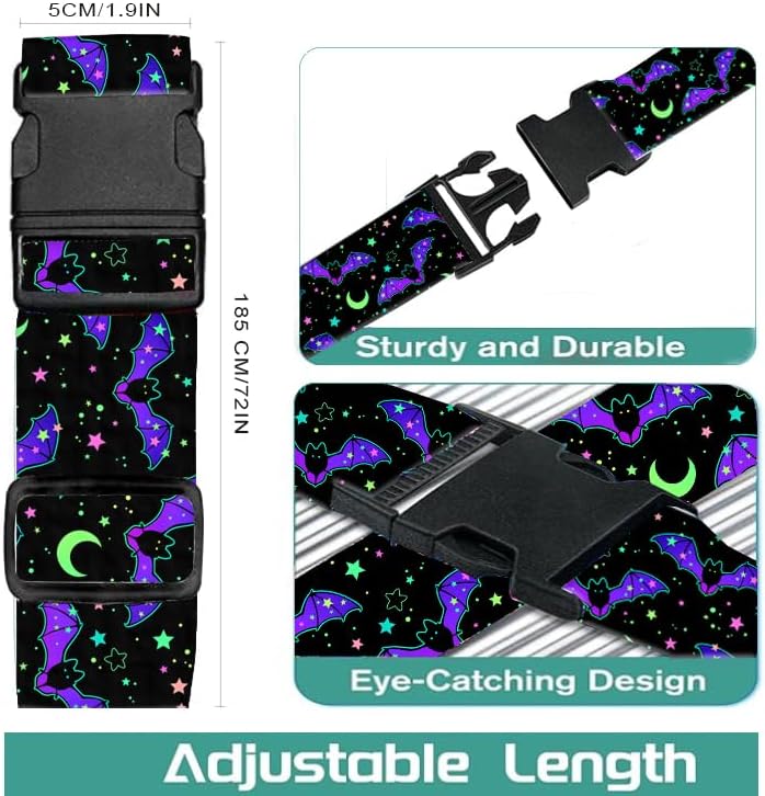 Luggage Straps for Suitcases Travel Belt Accessories, Cute Suitcase Strap - Image 5