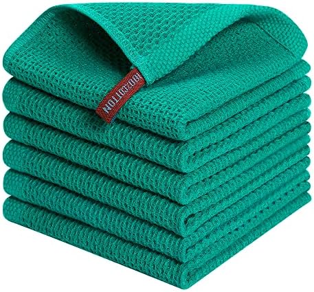 Kitinjoy 100% Cotton Waffle 6-Pack Kitchen Towels by Kitinjoy