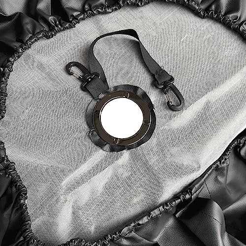 Spare Wheel Cover Leather Black - Image 4