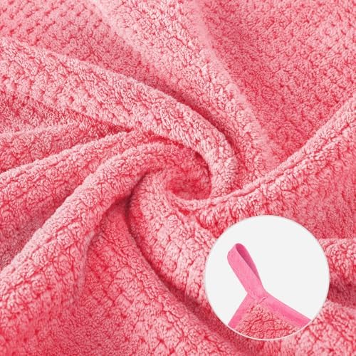 MaopaoBeauty 6 Pack Washcloth Towels Set, Waffle Hand Towels Set, Microfiber - Image 4