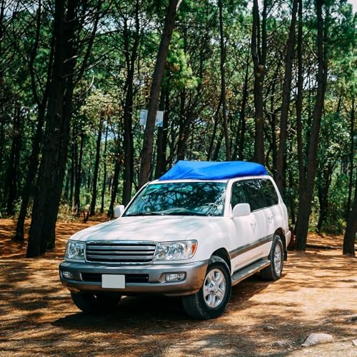 SUV Roof Rain Cover Blue Film Car Roof Storage Protector - Image 3