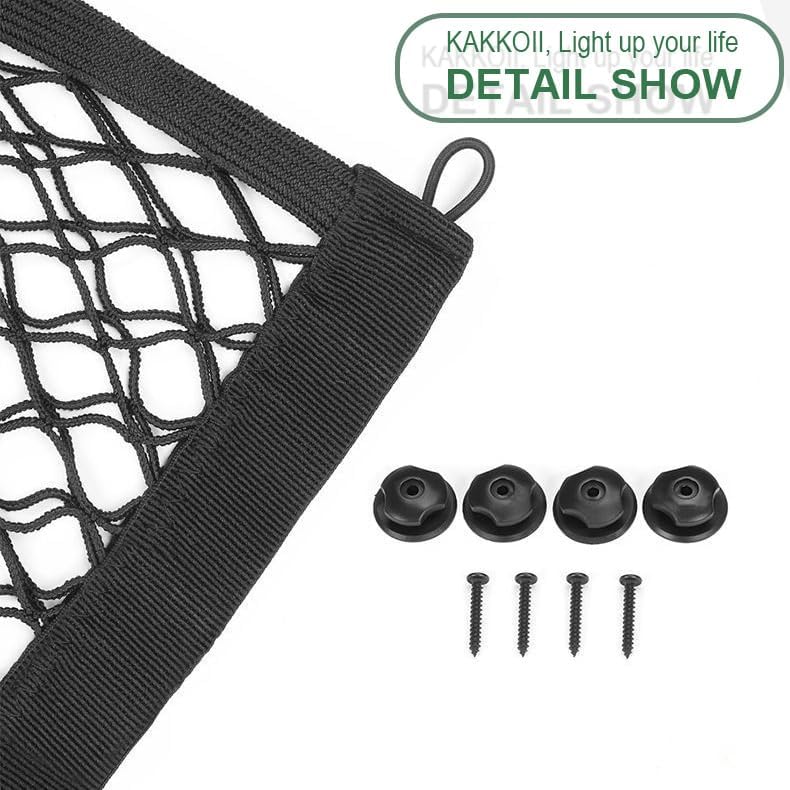 3 Layer Small Cargo Net, Cargo Storage Pocket Net, Mesh Elastic Pouch Organizer - Image 7