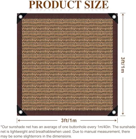 80% Garden Shade Cloth Sun Shade Fabric – UV Resistant Durable Sunblock Netting - Image 2