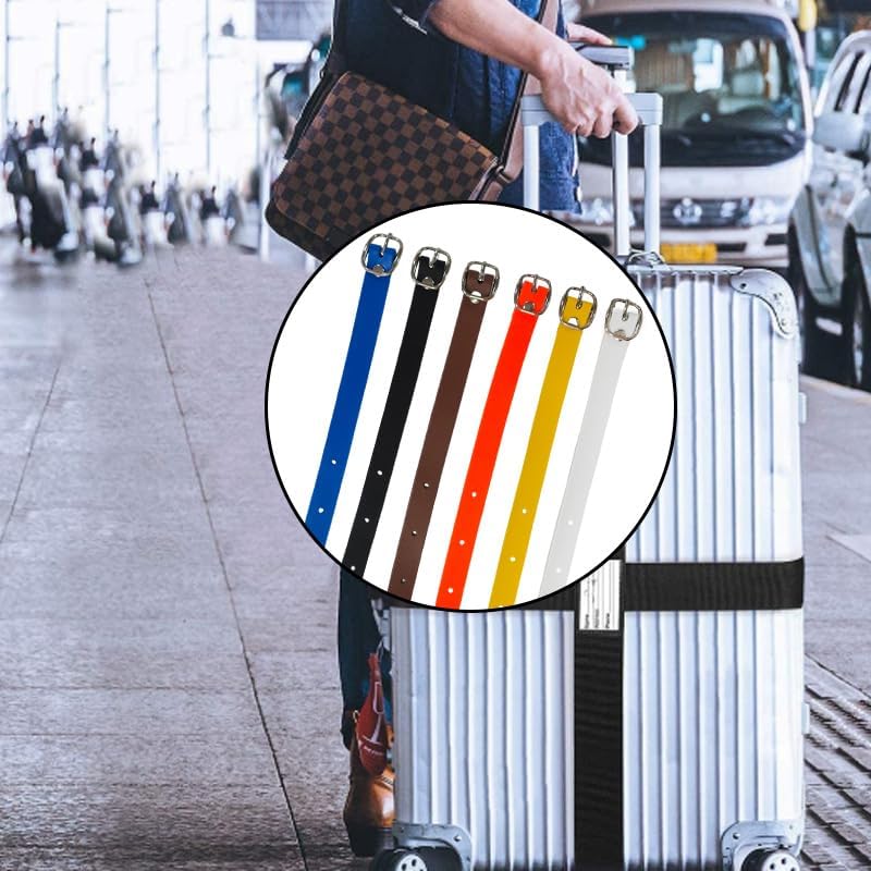 12PCS Pu Leather Luggage Tag Straps - Image 4