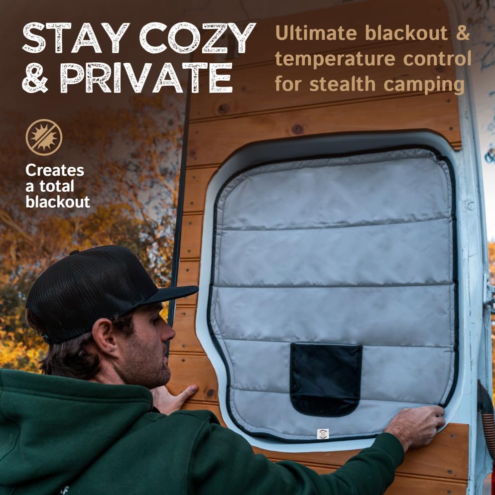 Living in a Bubble Insulated Blackout Rear Window Covers - Image 2