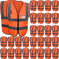 Leumoi 30 Pack Reflective Safety Vest by Leumoi