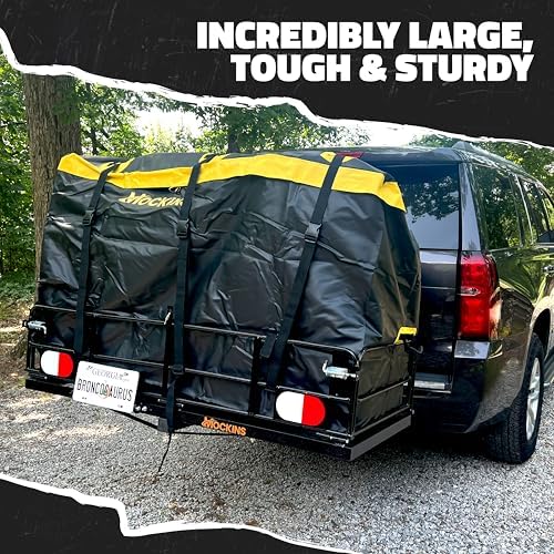 Mockins XL 30 CuFt All-Weather Trailer Hitch Cargo Carrier Bag 60"x24"x36" - Image 6