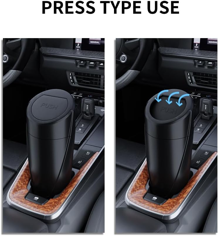Car Trash Can, 2 Pack Leakproof Mini Garbage Bin - Image 6