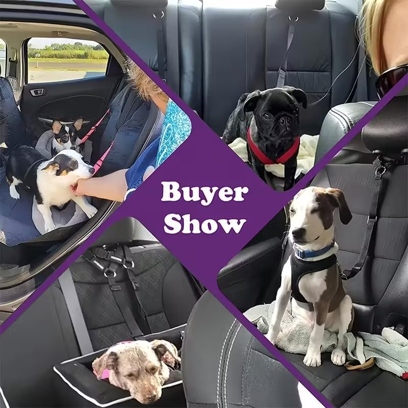 Pet Dog Cat Seat Belts Adjustable Safety Leads Vehicle Seatbelt Harness Car - Image 5
