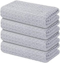 Homaxy Microfiber Waffle Weave Kitchen Towels, 4 Pack by Homaxy