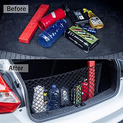 Amiss 2 Packs Cargo Net Stretchable. Adjustable Elastic Trunk Storage Net - Image 6