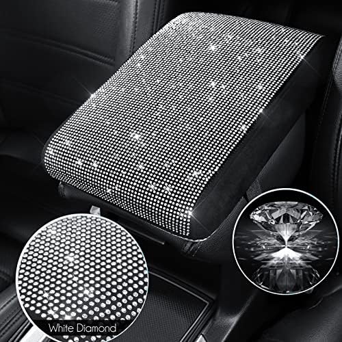 SEG Direct Diamond Car Center Console Cover, Memory Foam Armrest Cushion - Image 2