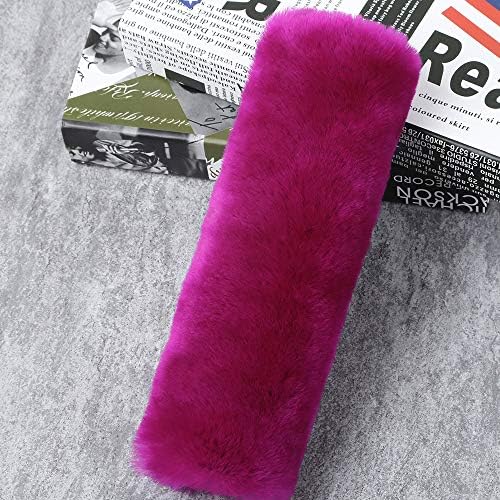 OGLAND 2 Pack Sheepskin Car Seat Belt Cover Pads | Wool Seatbelt Cushions - Image 6