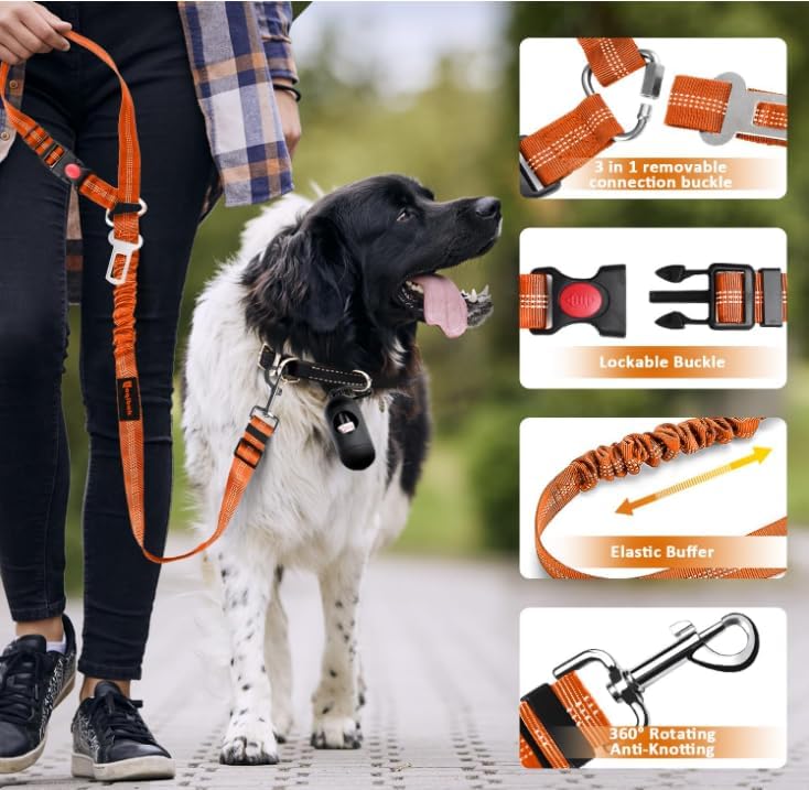 Laqibak Removable Dog Seat Belt Harness - Image 5
