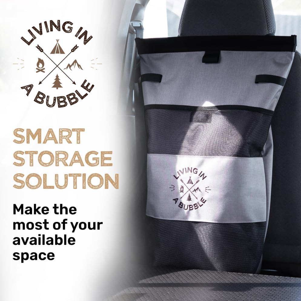 Living in a Bubble Wet Dry Laundry Bag – Portable Waterproof Laundry Hamper - Image 4