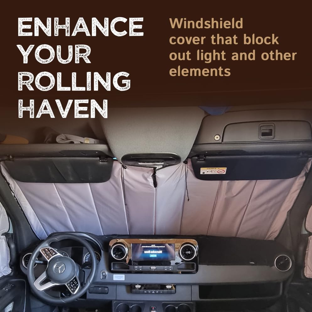 Living in a Bubble Insulated Blackout Windshield Cover - Image 3