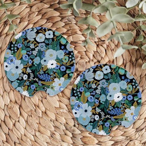 Ceramic Car Coasters – Absorbent Car Cup Holder Coaster Set - Image 5