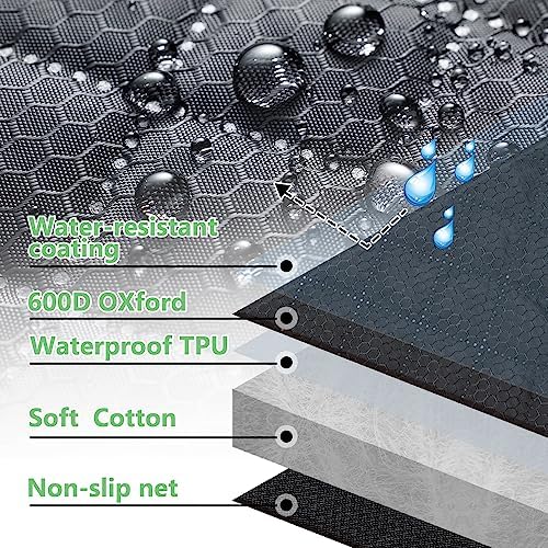 Vailge 100% Waterproof Convertible Dog Car Seat Covers, Waterproof Dog Seat - Image 3