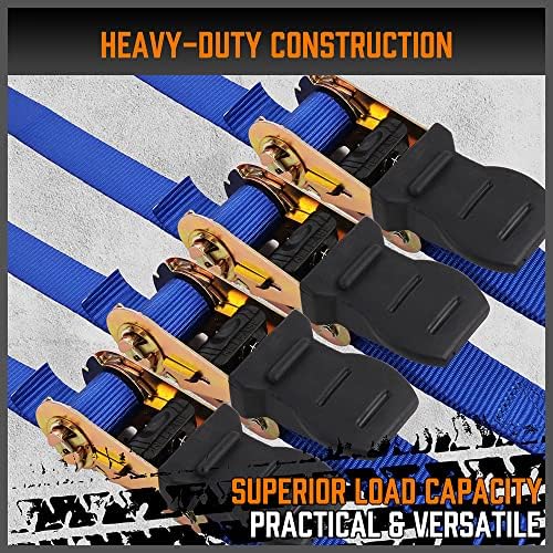 HORUSDY Ratchet Straps, 200 LB Break Strength, Appliances, Lawn Equipment - Image 5