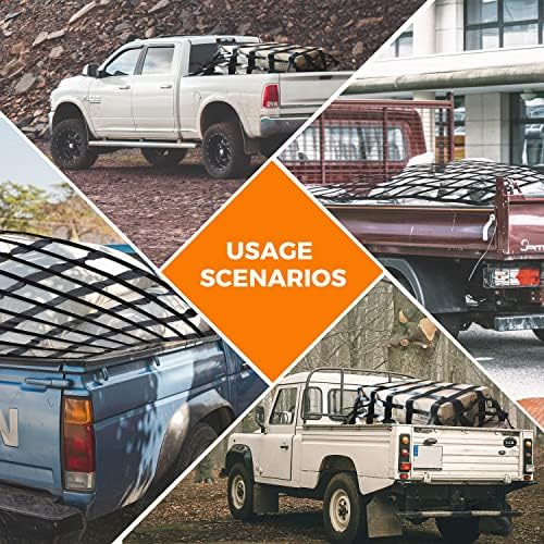 Cargo Net 50" x 66" Truck Bed Heavy Duty - Image 7