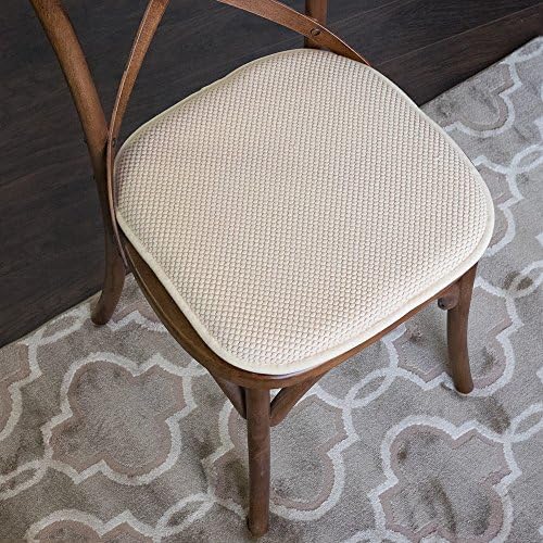 Sweet Home Collection Memory Foam Honeycomb Nonslip Back 16" x 16" Chair/Seat - Image 5
