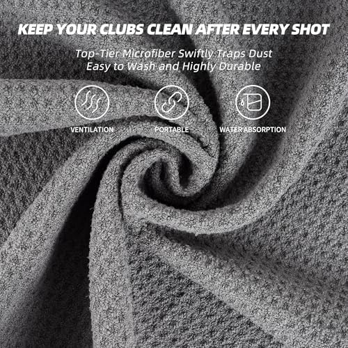 Mile High Life Microfiber Golf Towel 3 Pack Waffle - Image 2