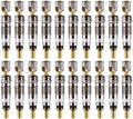 20 Pieces Presta Valve Core Replacement, Brass Tubeless by Boao