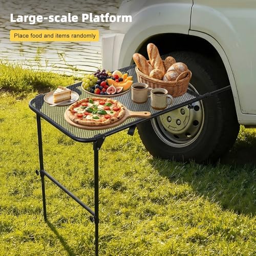 Camping Table for Tire Mount, Unfolded Size 40x19.7x32.7 Inches Portable - Image 6