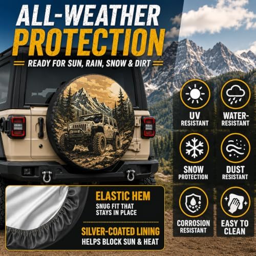 Custom PVC Leather Spare Tire Cover - Image 2