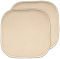 2 Pack Memory Foam Honeycomb Nonslip Back 16" x 16" Chair/Seat Cushion Pad by SweetHomeCollection