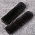 OGLAND 2 Pack Sheepskin Car Seat Belt Cover Pads | Wool Seatbelt Cushions by OGLAND