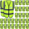 Leumoi 30 Pack Reflective Safety Vest by Leumoi
