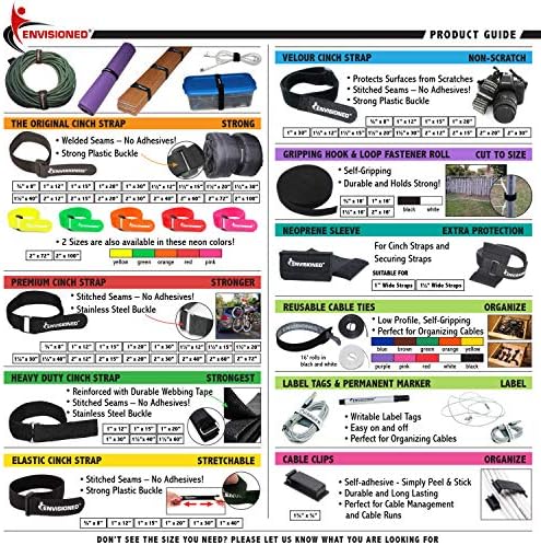 Reusable Cinch Straps 1" x 12" - Image 6