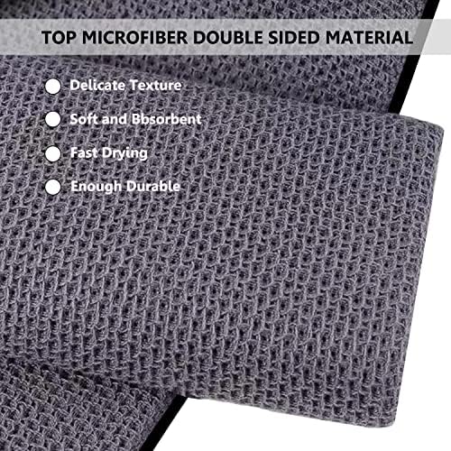 LUSTEMBER 3 Pack Large Golf Towels, Dirt and Sweat - Image 4