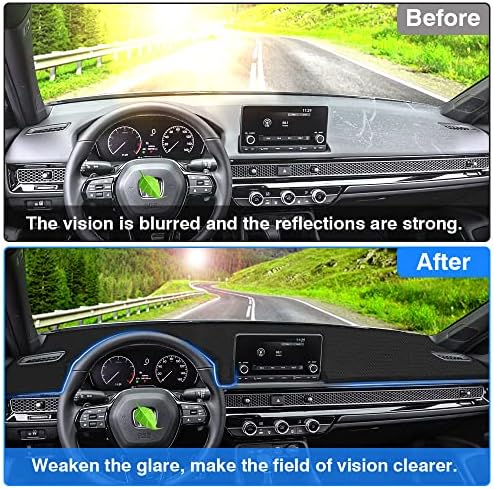 Autorder Dashboard Cover Mat for Honda Civic 2022-2025 2026 Accessories Dash - Image 6
